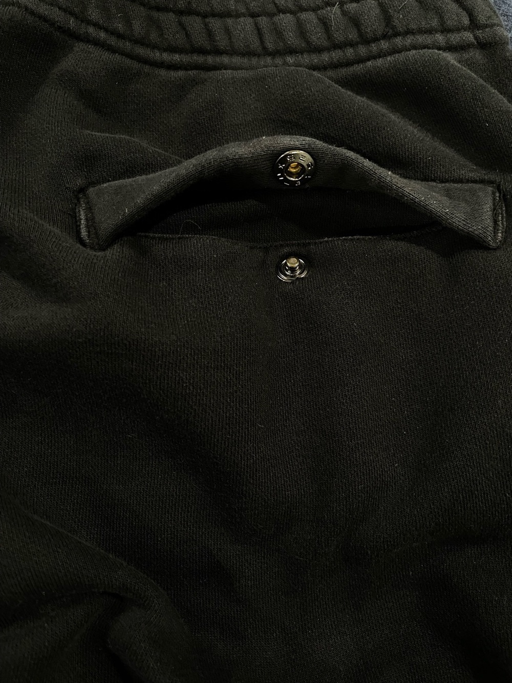 Nike Men's Black Fleece Club Joggers with Swoosh Size L - Picture 7 of 8